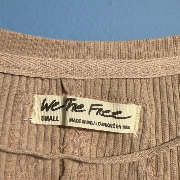 NWT FREE PEOPLE Lyrical Tunic / Etherea Beige Small - Picture 5 of 10